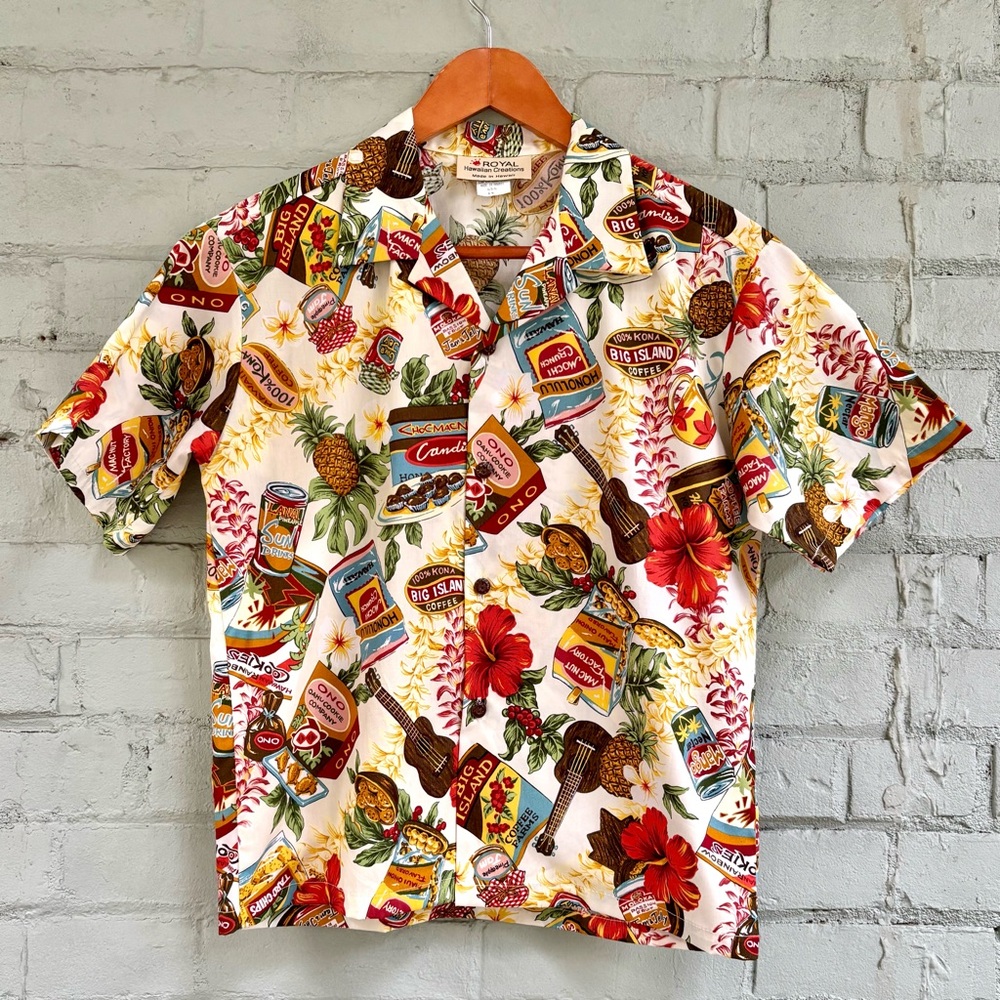 Vintage Hawaiian Print Shirt